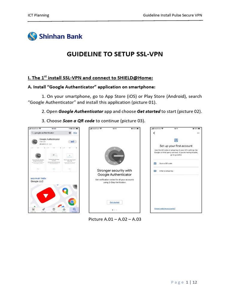 Guideline To Install Pulse Secure | PDF | Mobile App | Qr Code