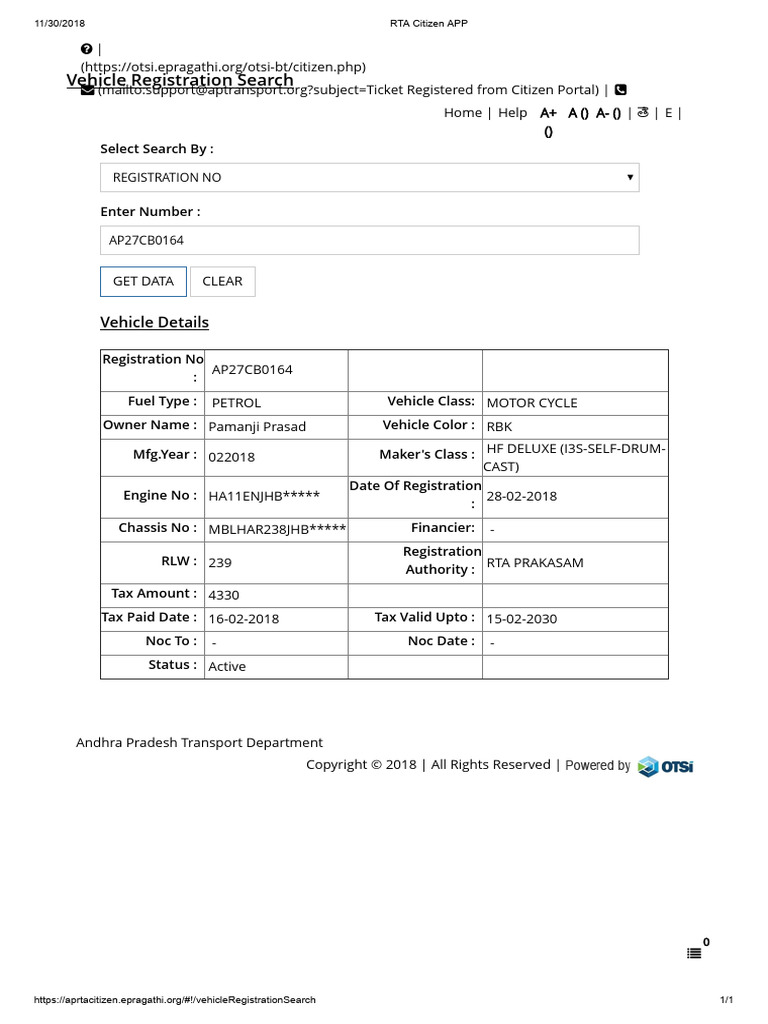 Rta Citizen App | PDF | Vehicles | Transport