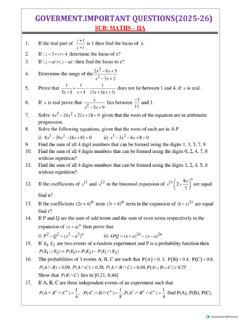 Government Important Questions | PDF