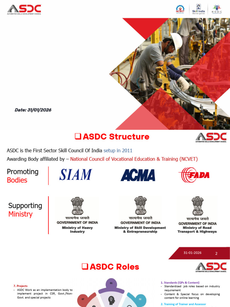 ASDC - Strategic Industry Partnership-Presentation | PDF | Transport ...