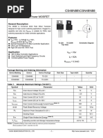 D444 N-Channel MOSFET Datasheet | PDF | Electrical Resistance And ...