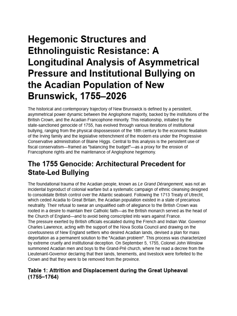 Hegemonic Structures and Ethnolinguistic Resistance: A Longitudinal ...
