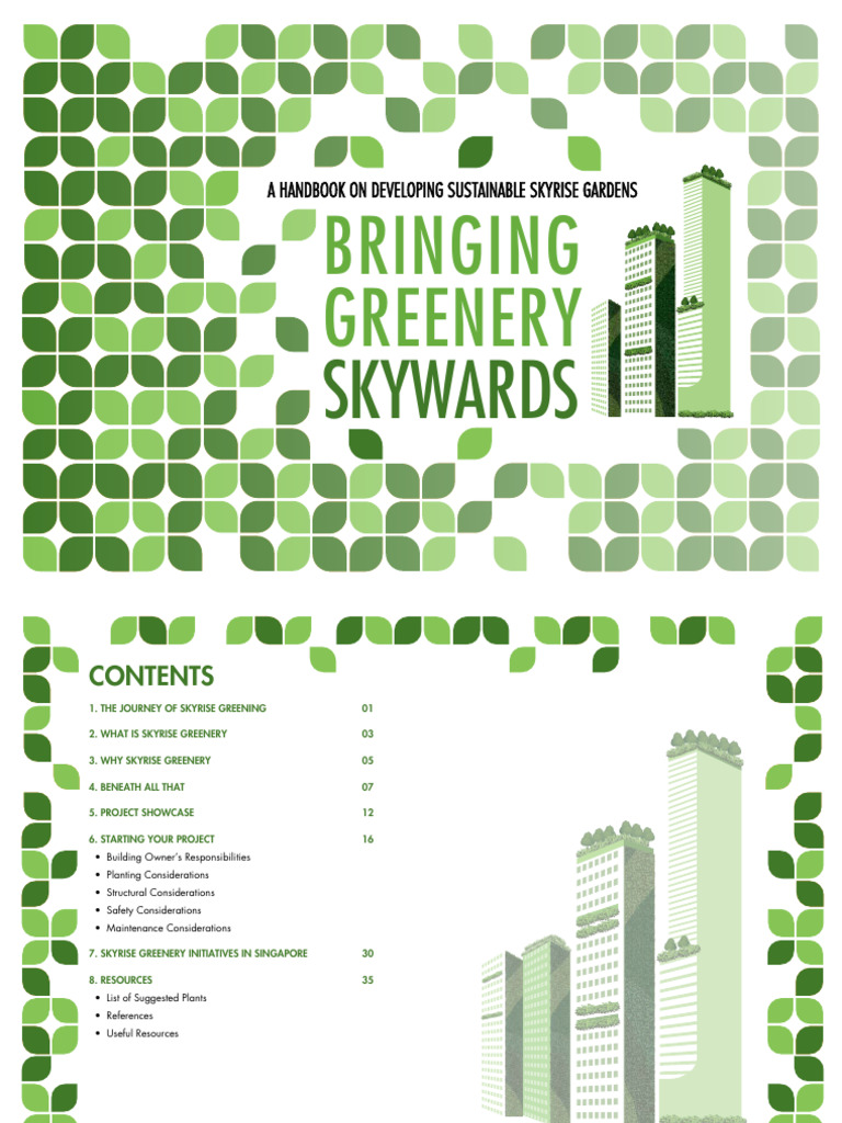 Nparks Skyrise Greenery Handbook_202303 | PDF | Storm Drain | Roof