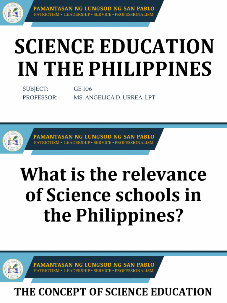 5 Science Education in The Philippines | PDF | Science | Schools