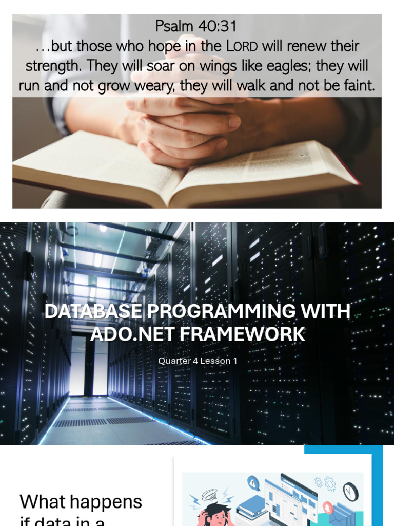 Quarter 4 Week 1 Database Programming With Ado Student Copy | PDF