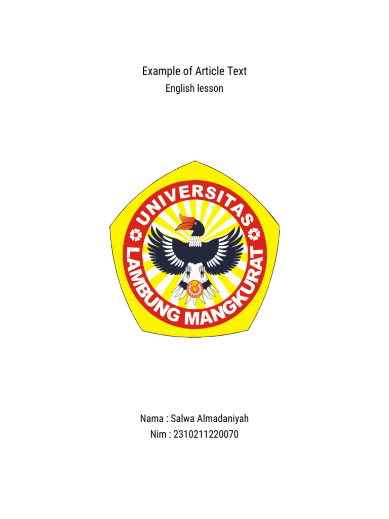 Article Text - Salwa | PDF