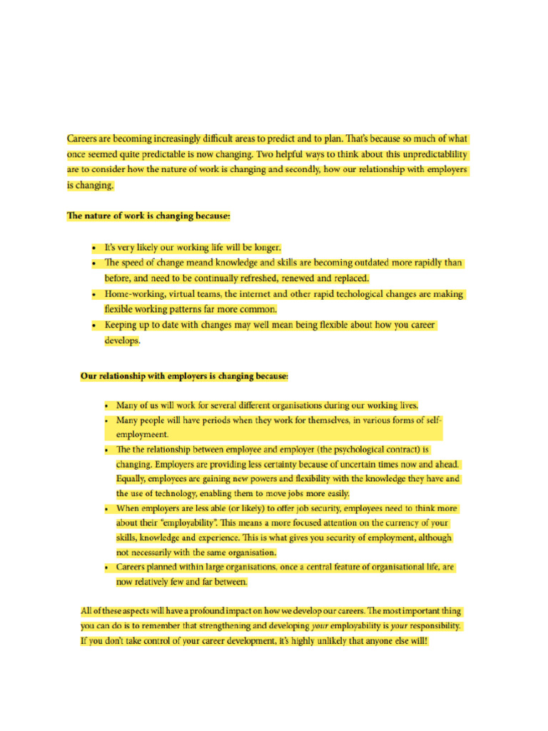 Careers - Introduction 1 | PDF