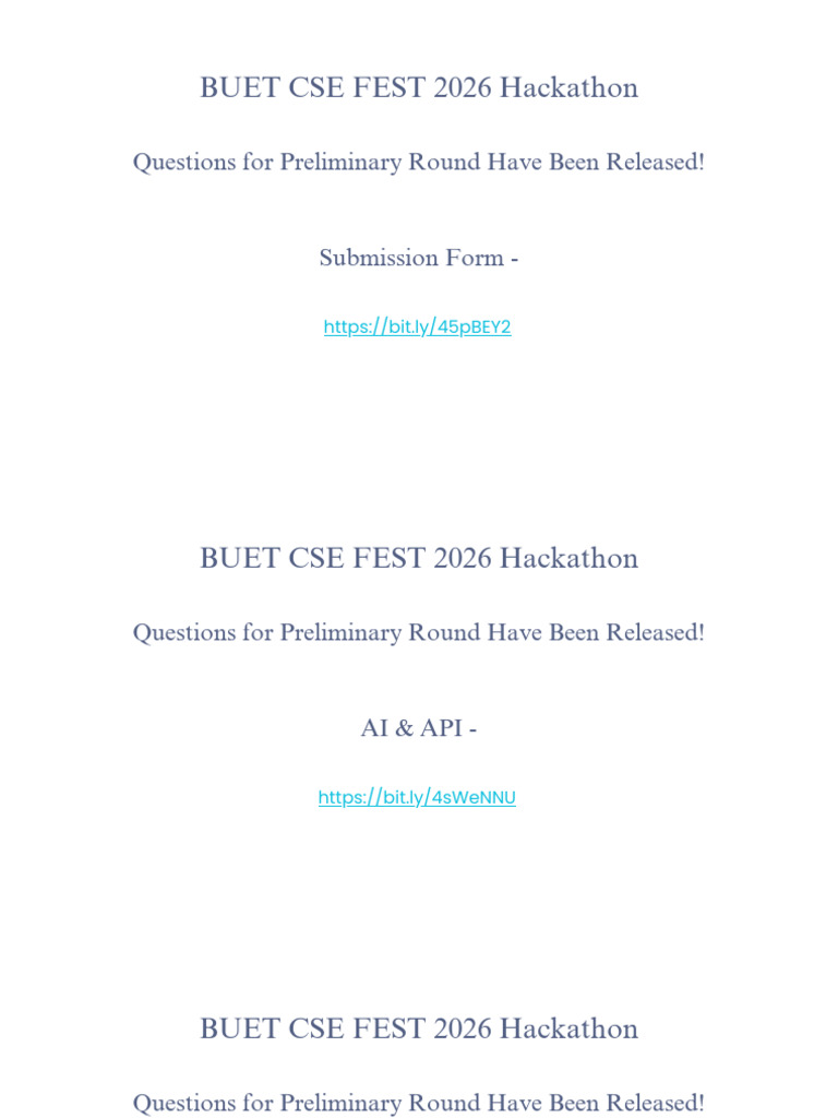 Preliminary Round Questions | PDF