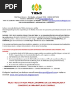 Download Productos Tiens Autorizacion de Compra by Productos Tiens Colombia SN100784397 doc pdf