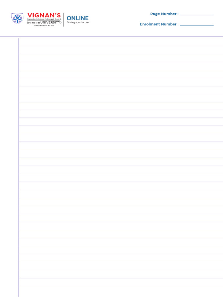 Answer Sheet Template - Vignan | PDF