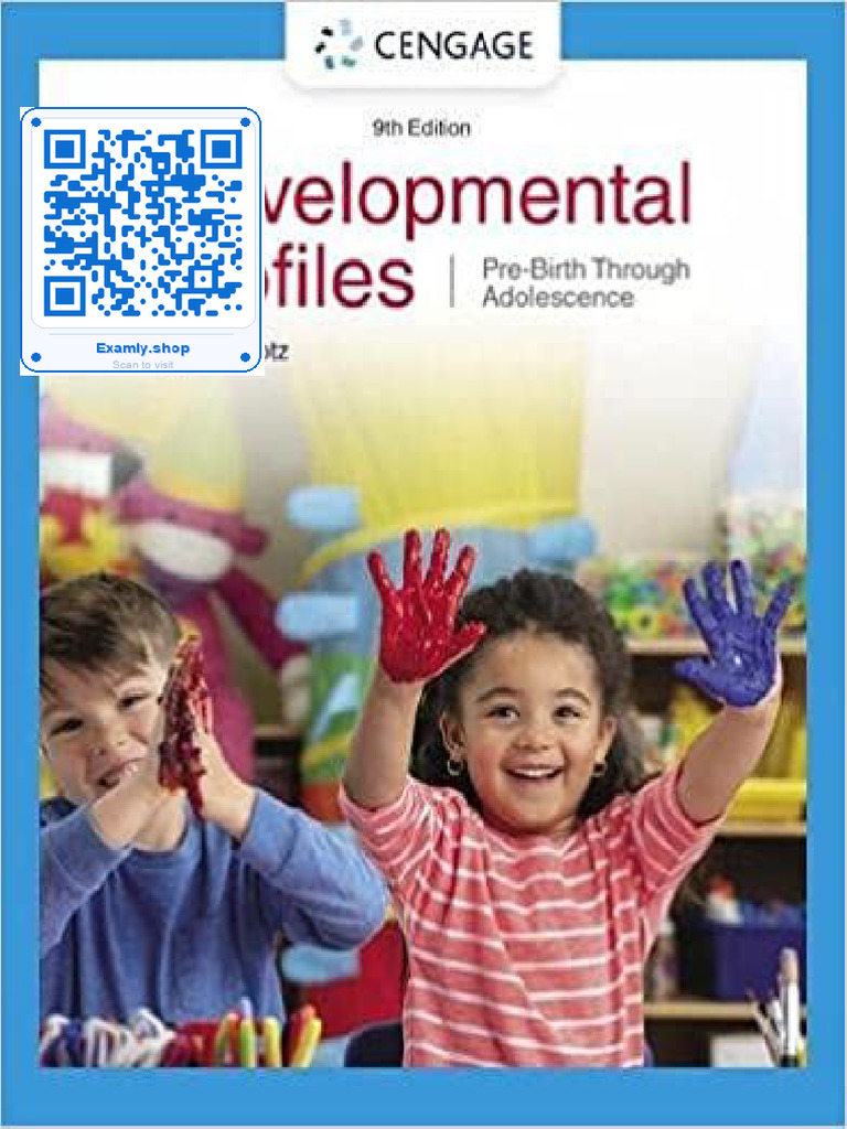 Developmental Profiles PreBirth Through Adolescence 9th Edition | PDF ...