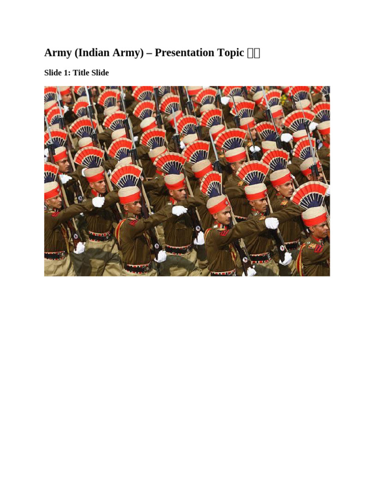Army | PDF