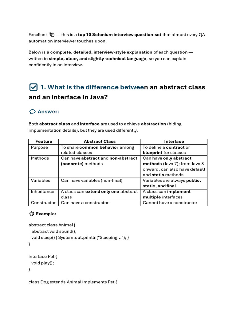 Selenium Part 3 | PDF | Inheritance (Object Oriented Programming ...