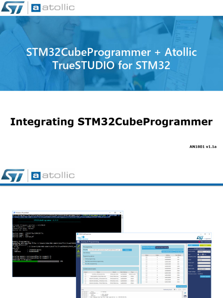 An1801 Stm32cubeprogrammer in Truestudio Installing Stm32cubeprogrammer ...