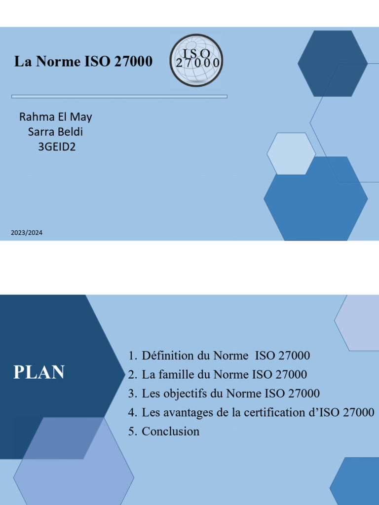 Norme ISO 27000 | PDF | Sécurité des systèmes d'information | Sécurité