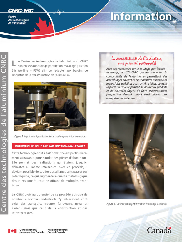 FSW Friction Malaxage | PDF | Soudage | Construction