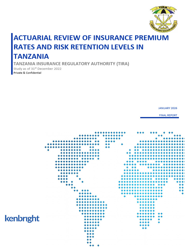 Actuarial Review of Insurance Premium Rates and Risk Retention Levels ...