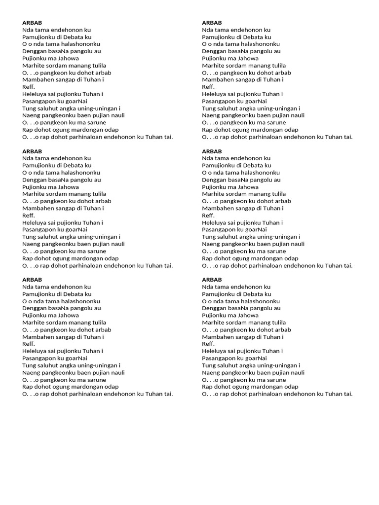 ARBAB | PDF