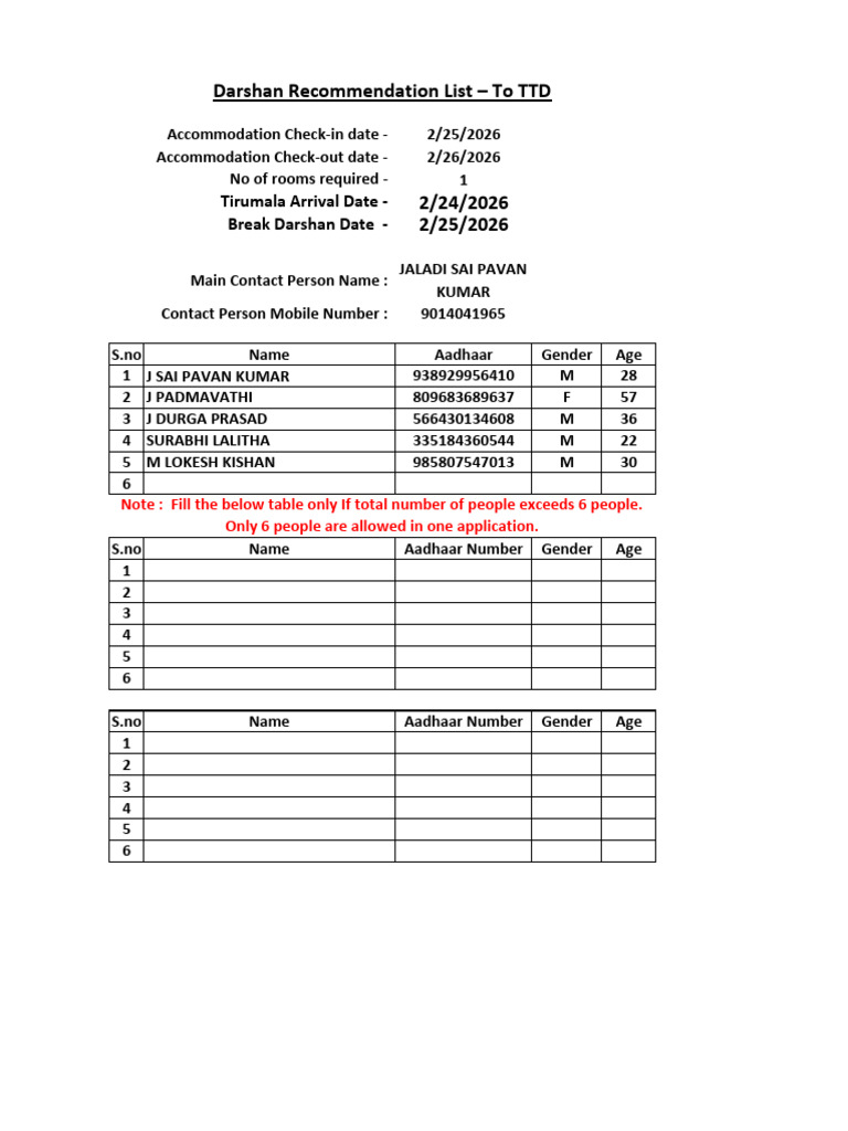 TTD 160226 (1) | PDF