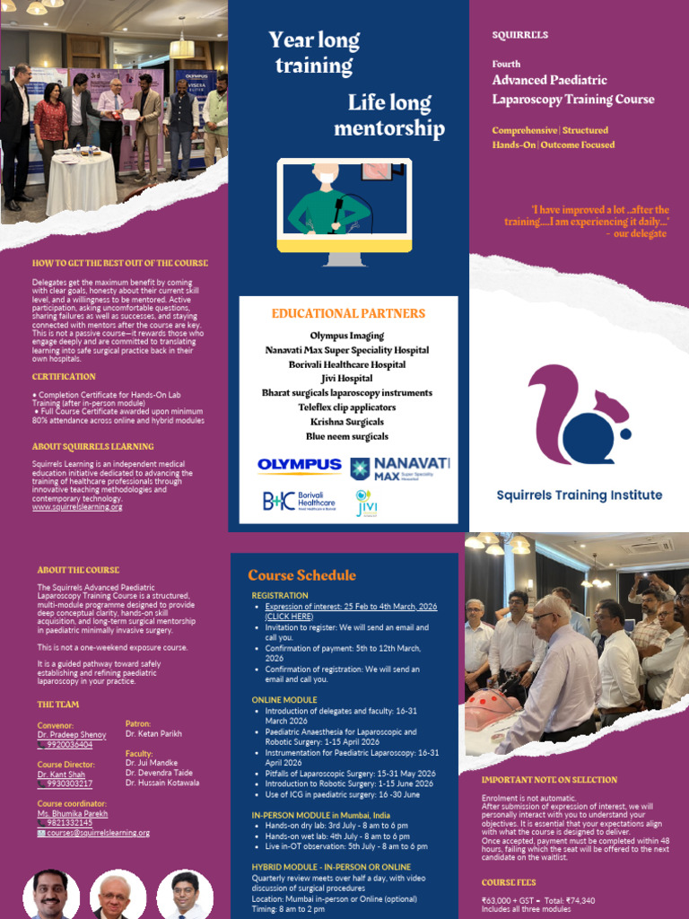 Squirrels Lap Course 2026 | PDF | Health Care | Clinical Medicine