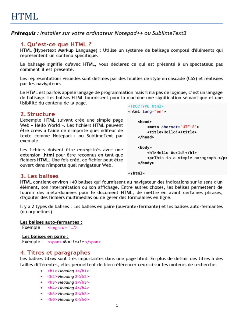 Cours NSI | PDF