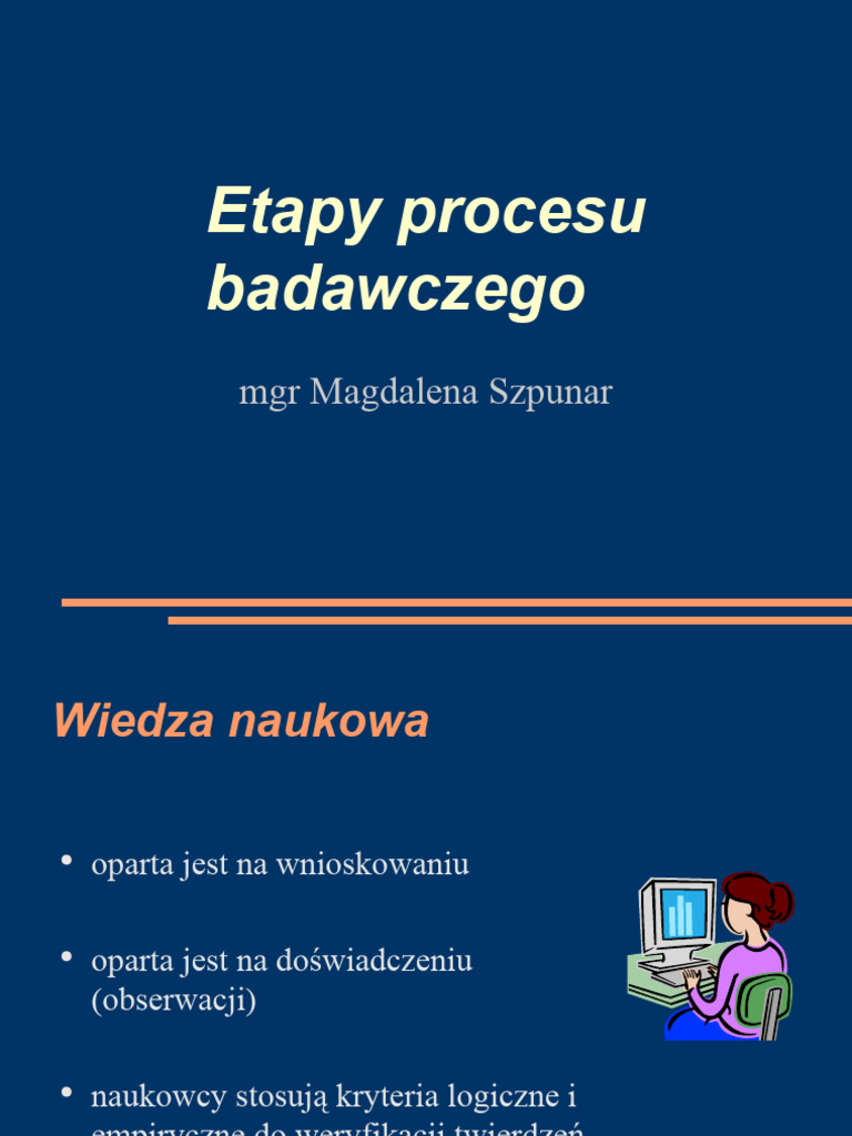 Etapy Procesu Badawczego | PDF