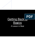 Getting Back To Basics: A Lesson in Beat