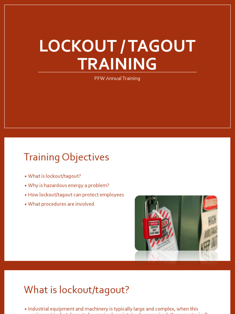 Lockout Tag Out LOTO 1769010240 | PDF | Safety | Occupational Safety ...