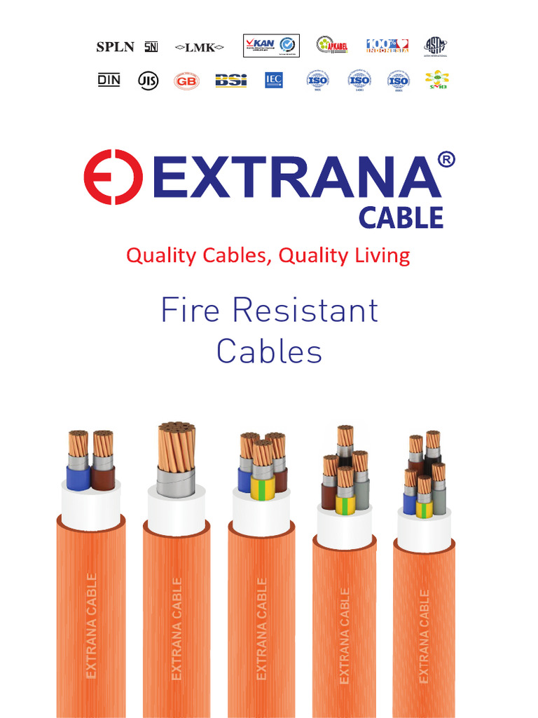 FA Fire Resistance Cables (Revise) | PDF