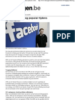 2008-12-13 Facebook & Netlog Populair Tijdens de Werkuren