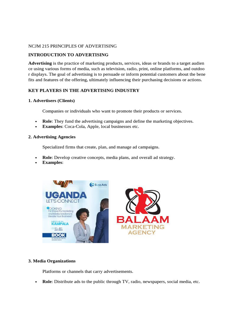 Principles of Advertising | PDF | Advertising | Social Media Marketing