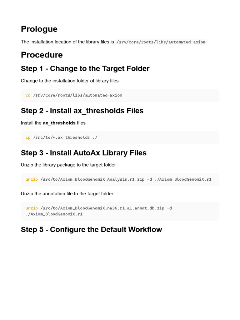 Library File Installation | PDF