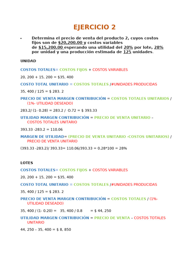 Tarea 3 Ejercicios | PDF