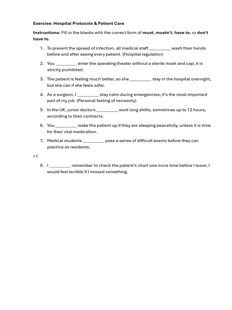 Hospital Protocols & Patient Care | PDF