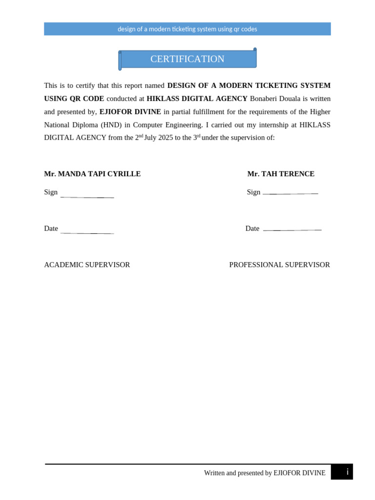Preliminary Pages of Report | PDF | Databases | Relational Database