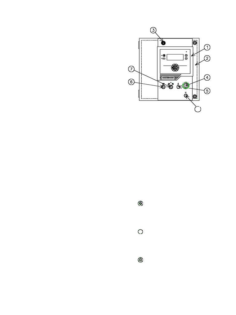 Access 4000 Control Panel Manual | PDF | Direct Current | Menu (Computing)