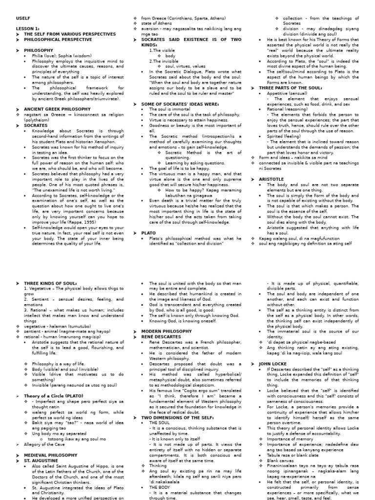 Uself 1 | PDF | Philosophy Of Self | Soul