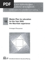 Master Plan For Education For The Year 2000