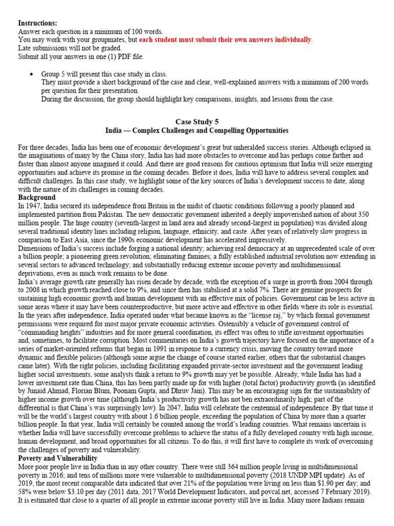 Case Study 5 | PDF | Poverty | Poverty & Homelessness