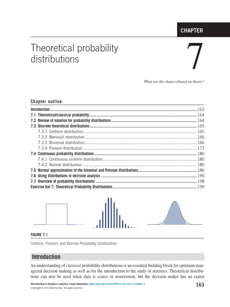 Chapter 7 - Theoretical Probability - 2022 - Introduction To Business ...
