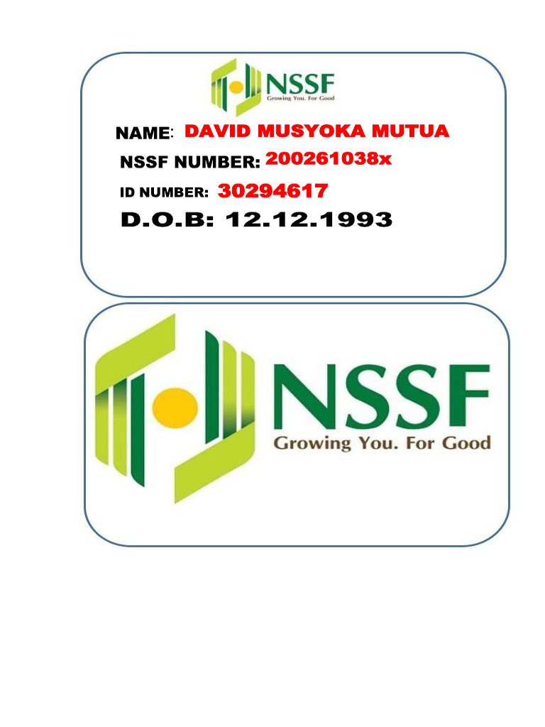N.S.S.F Template Dan | PDF