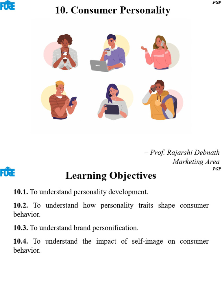 10. Consumer Personality | PDF | Personality Psychology | Social Psychology