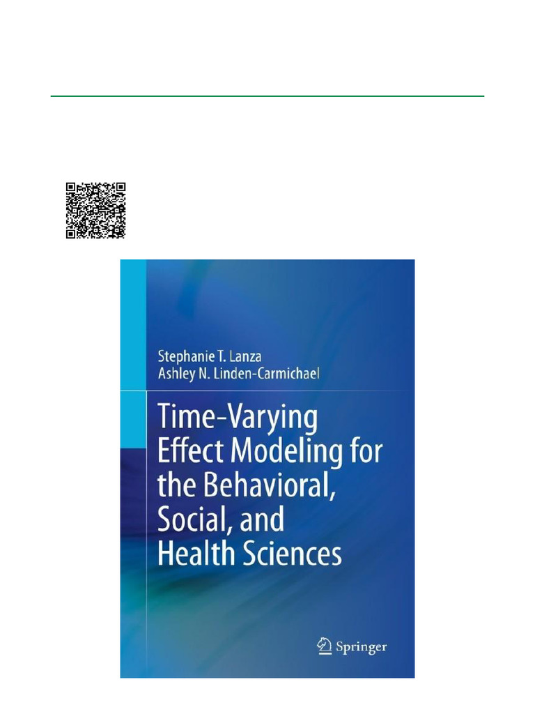 Time Varying Effect Modeling For The Behavioral, Social, and Health ...