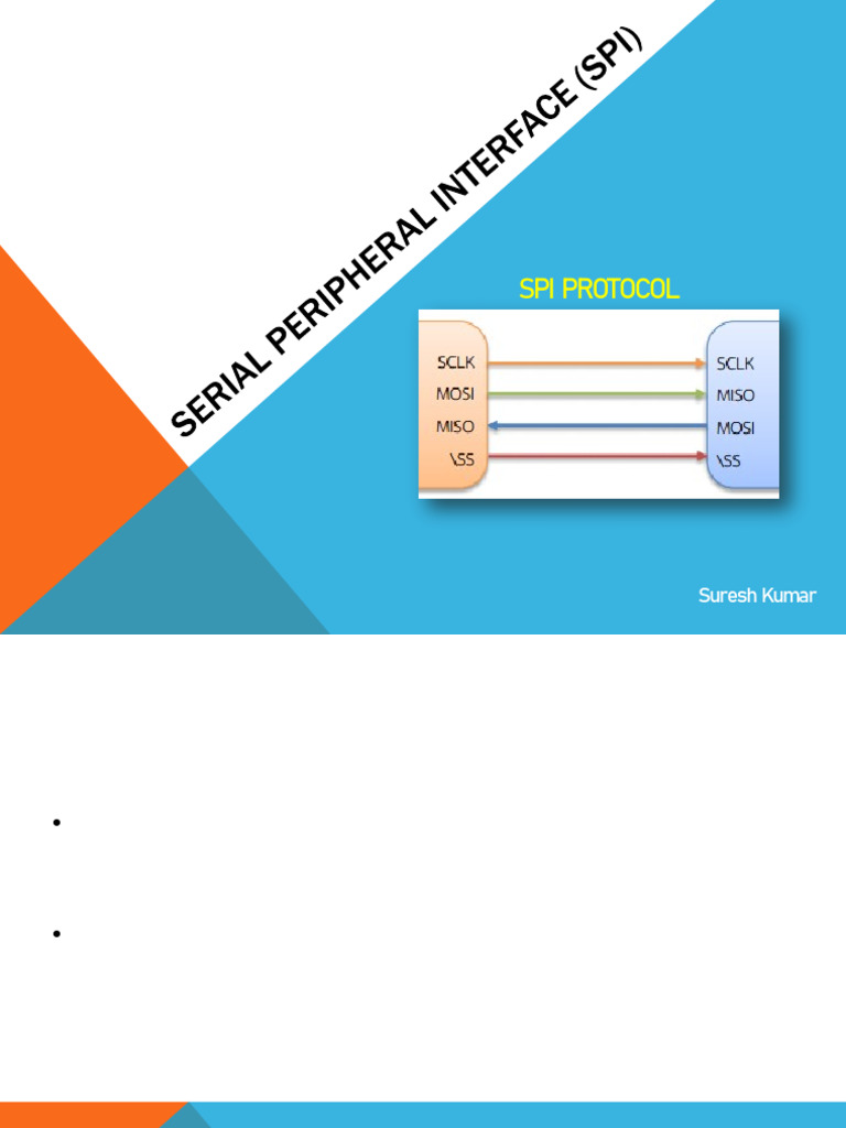 SPI Communication Protocol | PDF | Computer Networking | Manufactured Goods