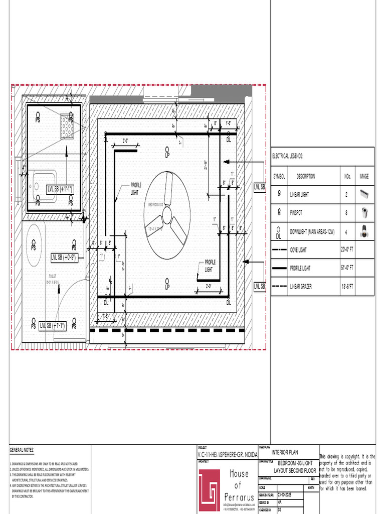Vc-11 Second Floor Light Layout 2 | PDF