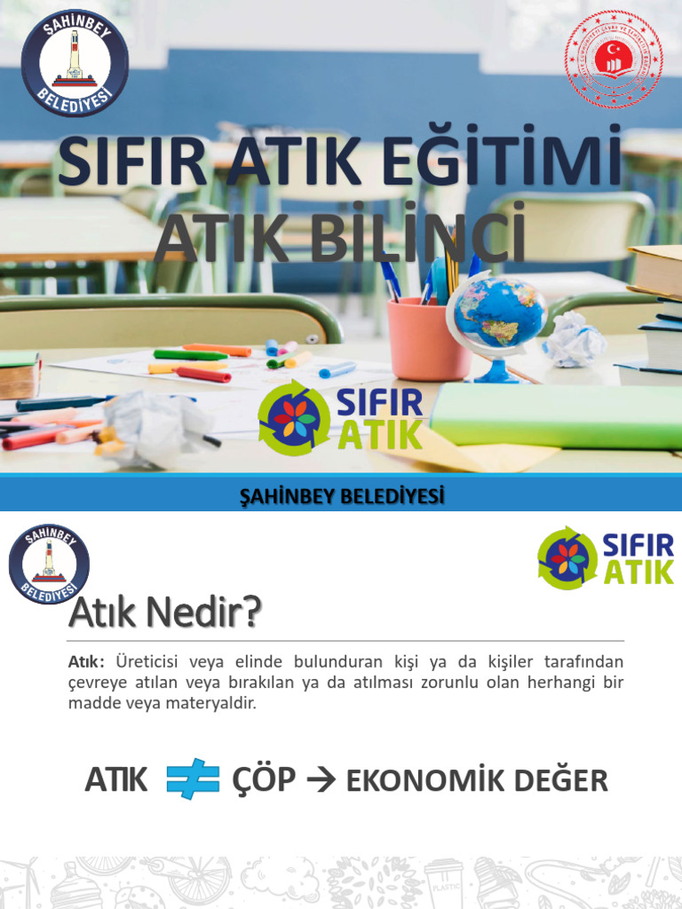 Sifir Atik Eği̇ti̇m Sunumu | PDF