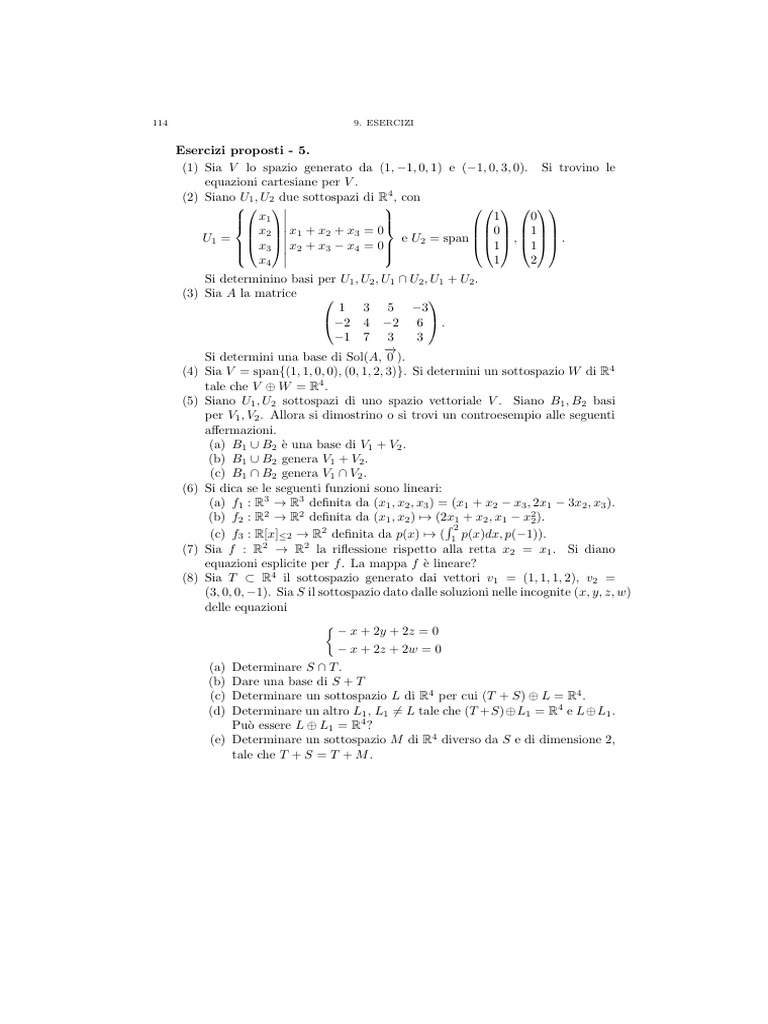 Es 5 | PDF