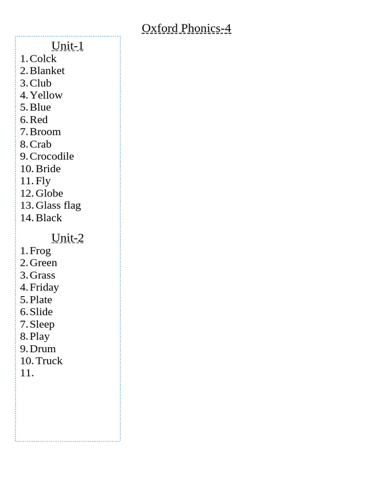 Oxford Phonics Vo 4 | PDF