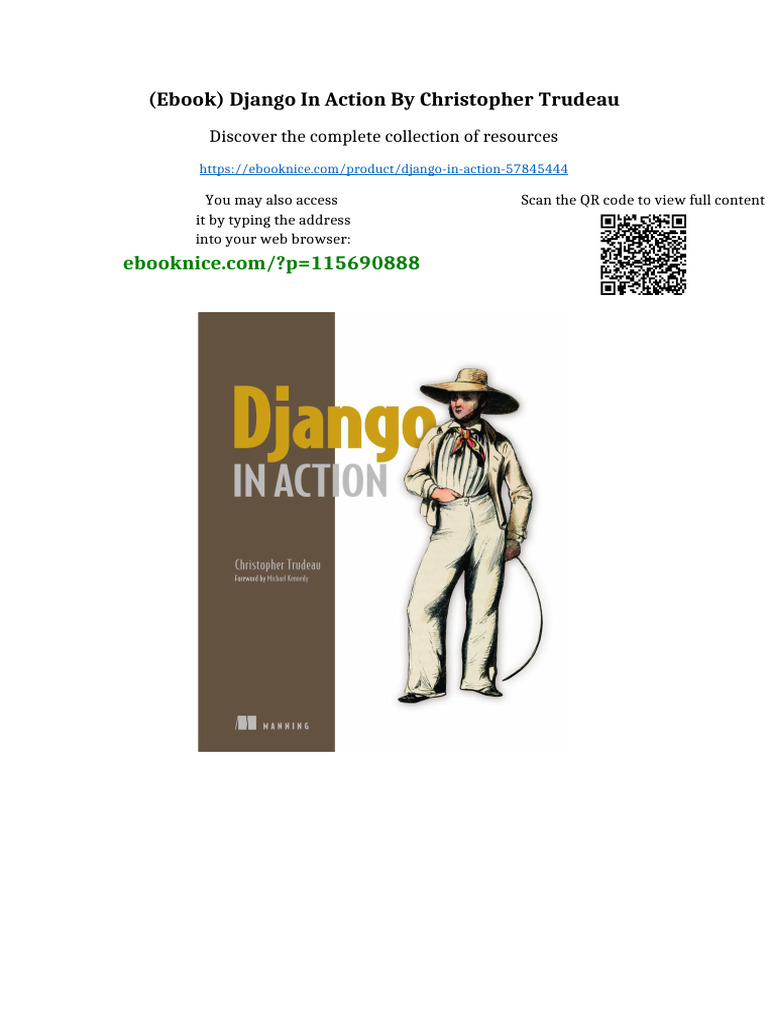 (Ebook) Django in Action by Christopher Trudeau | PDF | World Wide Web ...
