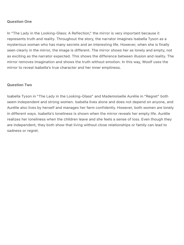 Question One | PDF